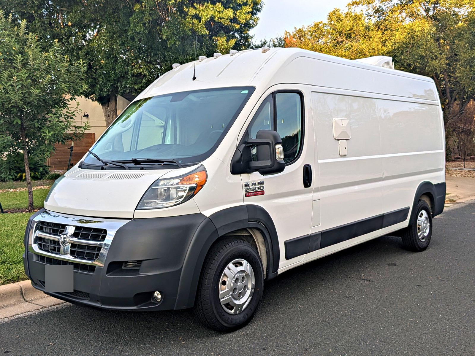 2018 RAM ProMaster 2500 high roof camper van